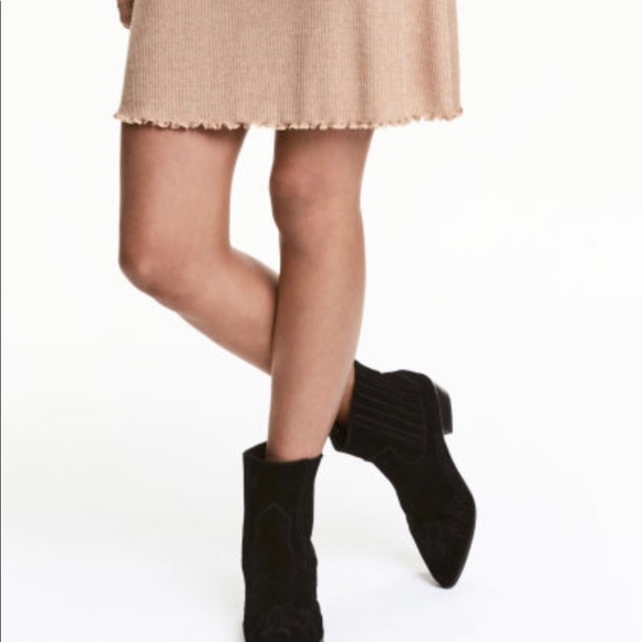 NEW Marc Fisher Yohani suede black booties 7 - Picture 12 of 13